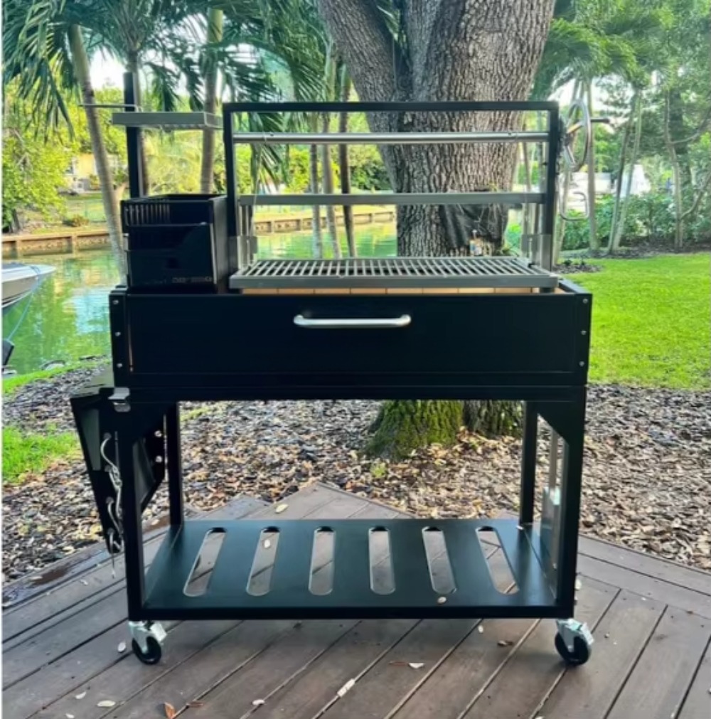 Camping Cooking Equipment Electric - Argentyński grill z regulacją wysokości w