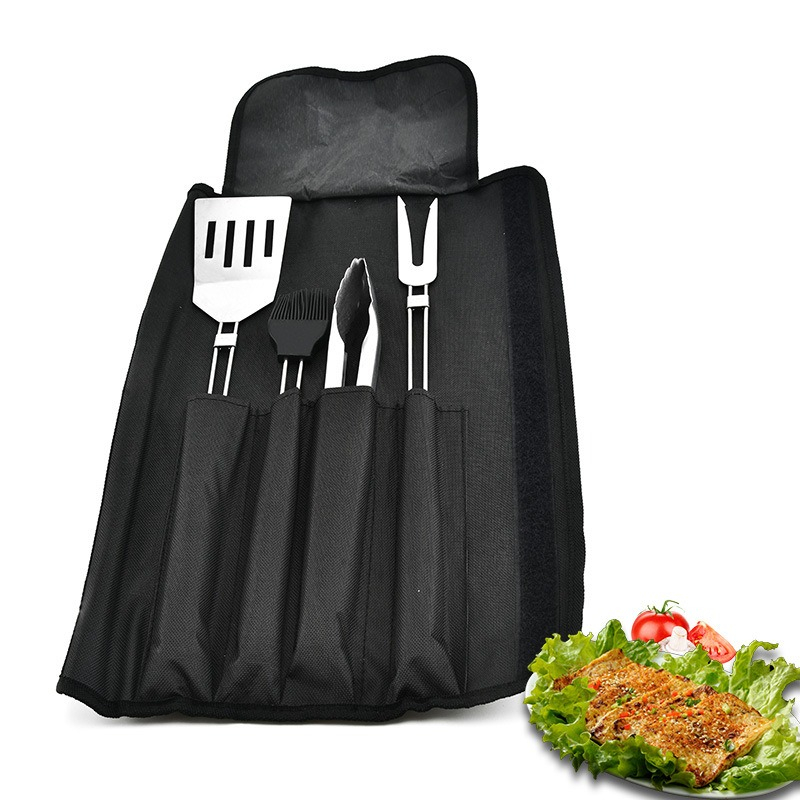 Camping Cooking Accessories Set - Zestaw narzędzi do grillowania 4 szt.