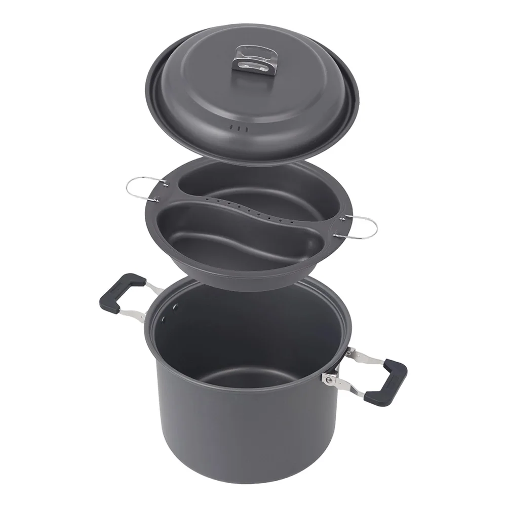 Camping Cooking Accessories Set - 1 Zestaw 6L Garnek Wielofunkcyjny do