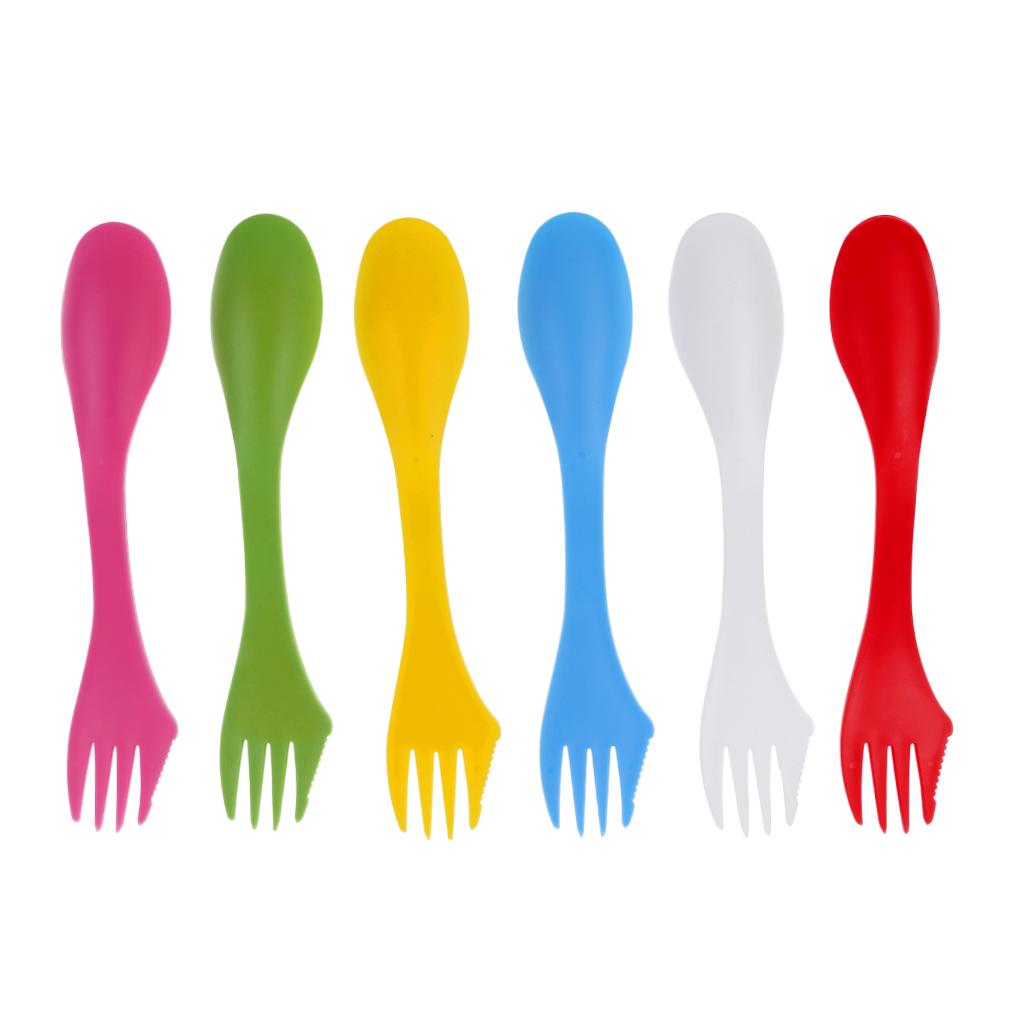 Camp Spork Set - Przenośny zestaw naczyń kempingowych dla jednej