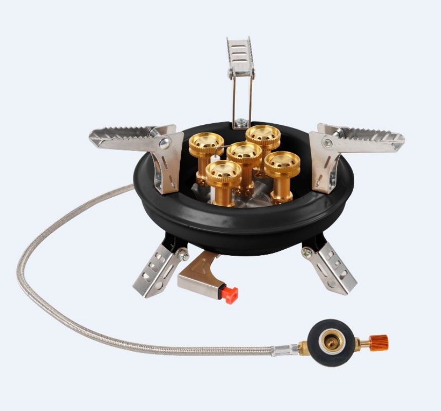 Camping Cooking Light - Przenośna kuchenka gazowa kempingowa BRS-201A 16000W,