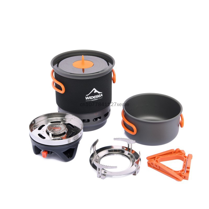 Camping Cooking Burner - System gotowania na kempingu z wymiennikiem