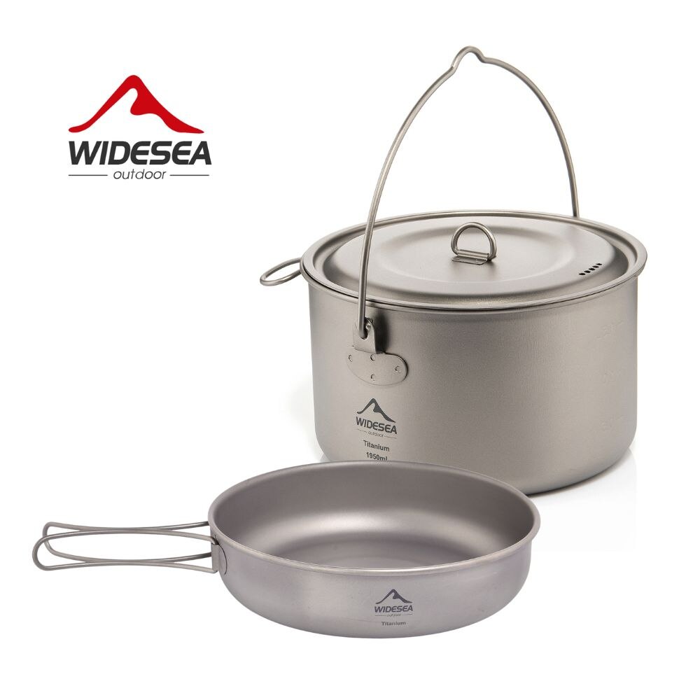 Camping Cooking Accessories Set - Widesea Camping zastawa stołowa tytanowy zestaw
