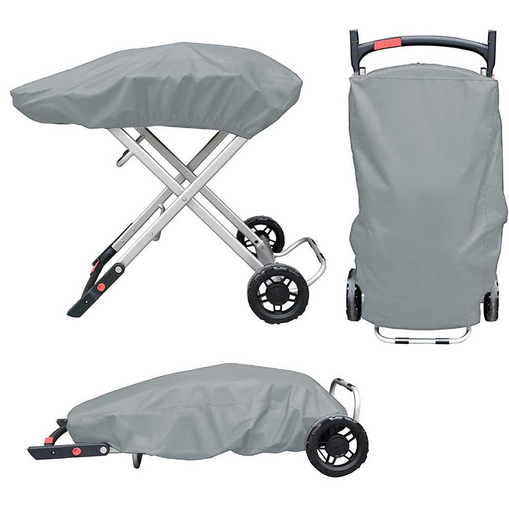 Camping Cooking Cover - 101x49x25cm Szary pokrowiec na grill do