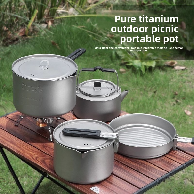 Camping Cooking Cover - Lekki zestaw naczyń do gotowania wykonany