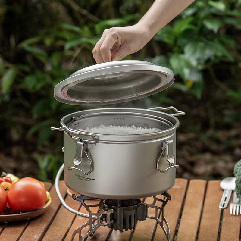 Camping Cooking Can - Kuchenka turystyczna, garnek do gotowania na