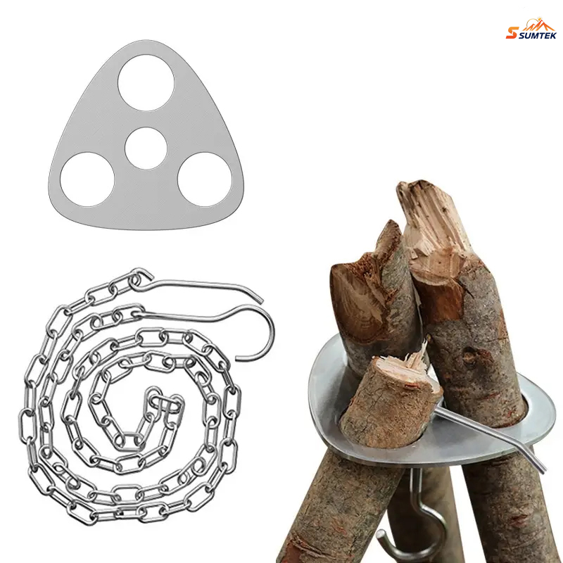 Campfire Cooking - Przenośny wieszak na statyw kempingowy ze