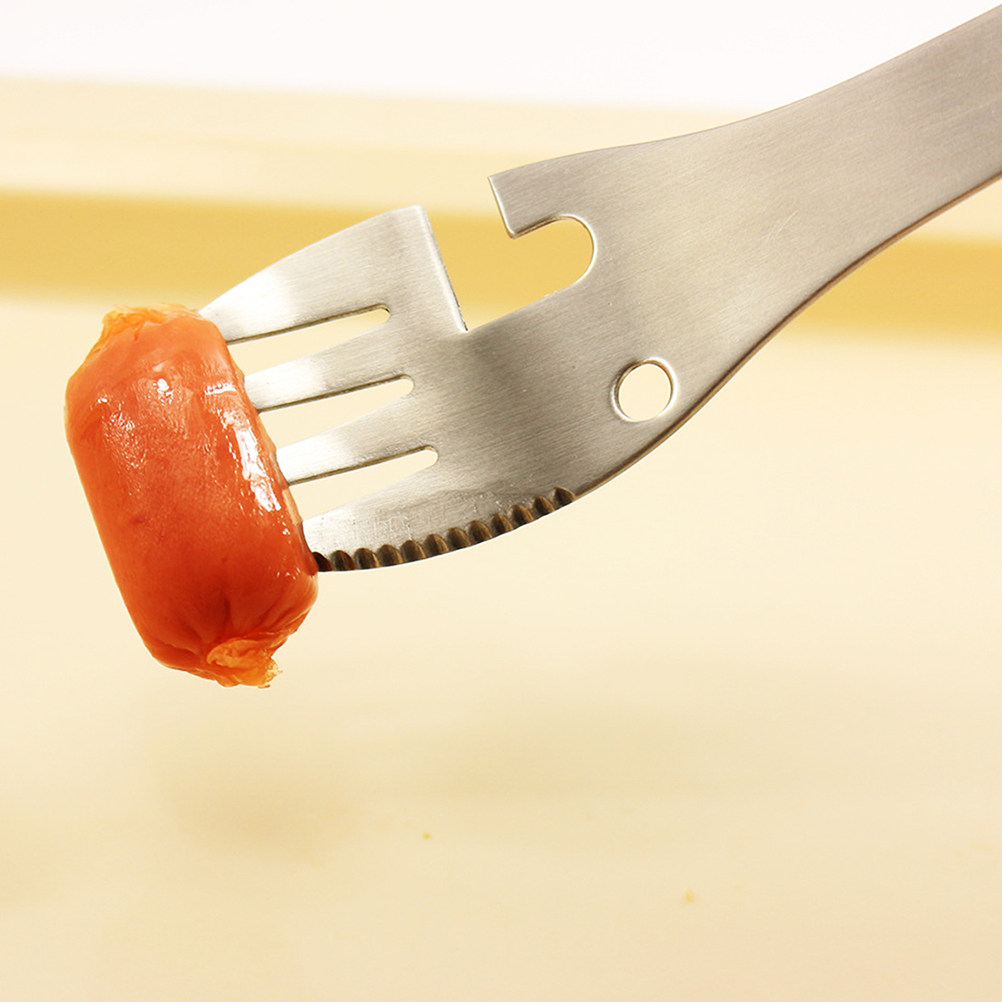 Camp Spork Set - 2 sztuki przenośnych, ze stali nierdzewnej,