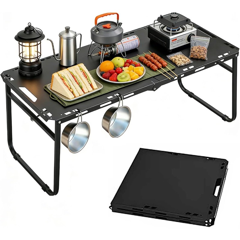 Camping Outdoor Cooking Table - Stół Kempingowy Regulowany Składany Przenośny Stół