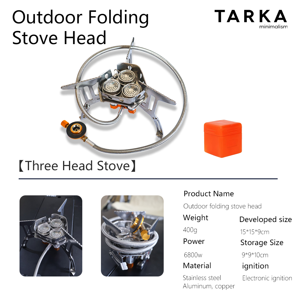 Camping Cooking Light - Kuchenka gazowa TARKA 5800W z 3