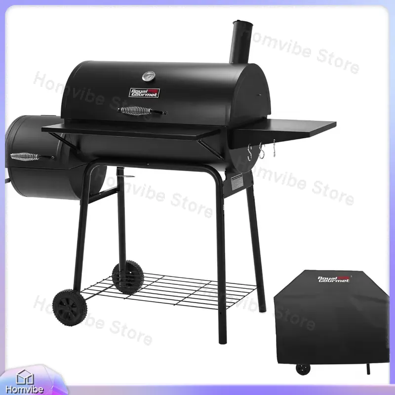 Grill węglowy z offsetowym węd – Camping Cooking Cover recenzja i cena