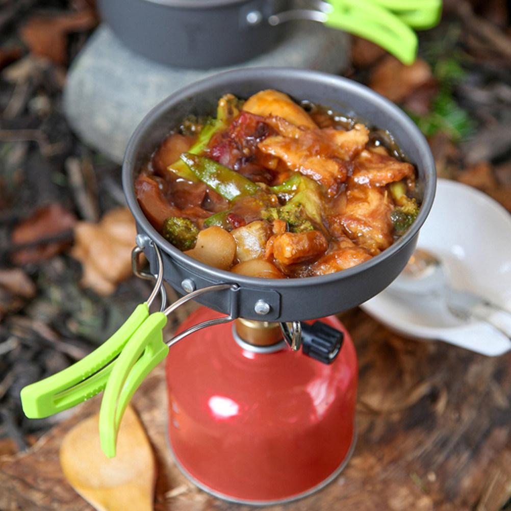 10-częściowy lekki zestaw nacz – Camping Cooking Pots And Pans Set recenzja i cena