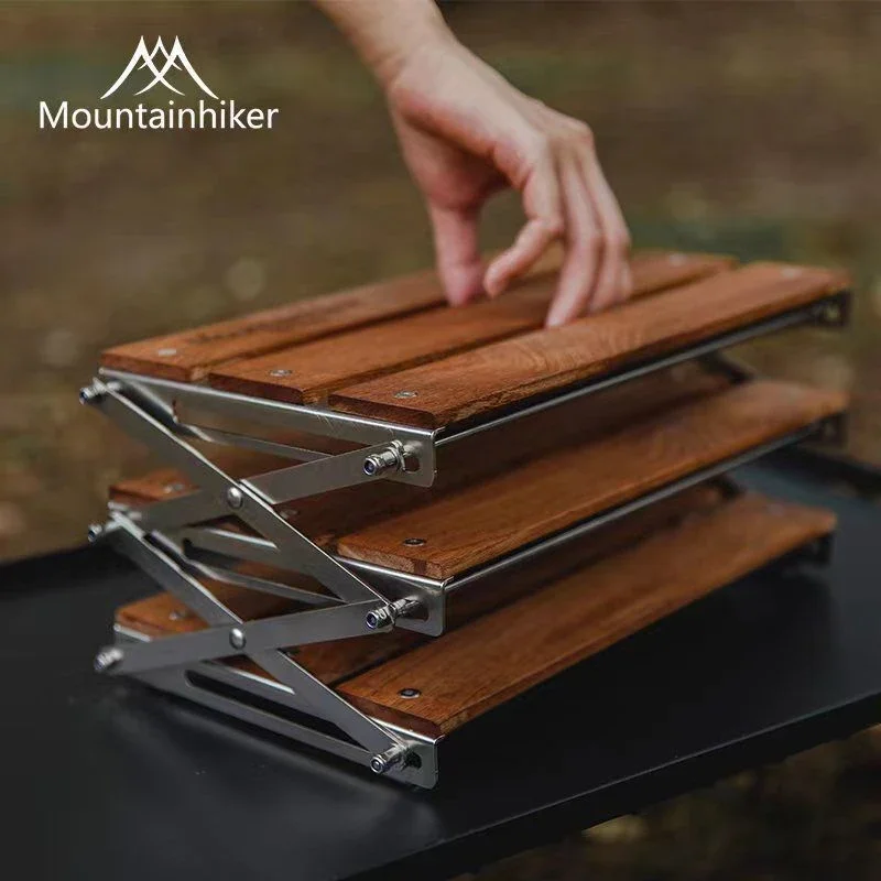 MOUNTAINHIKER Trzypoziomowy Re – Camping Outdoor Cooking Table recenzja i cena