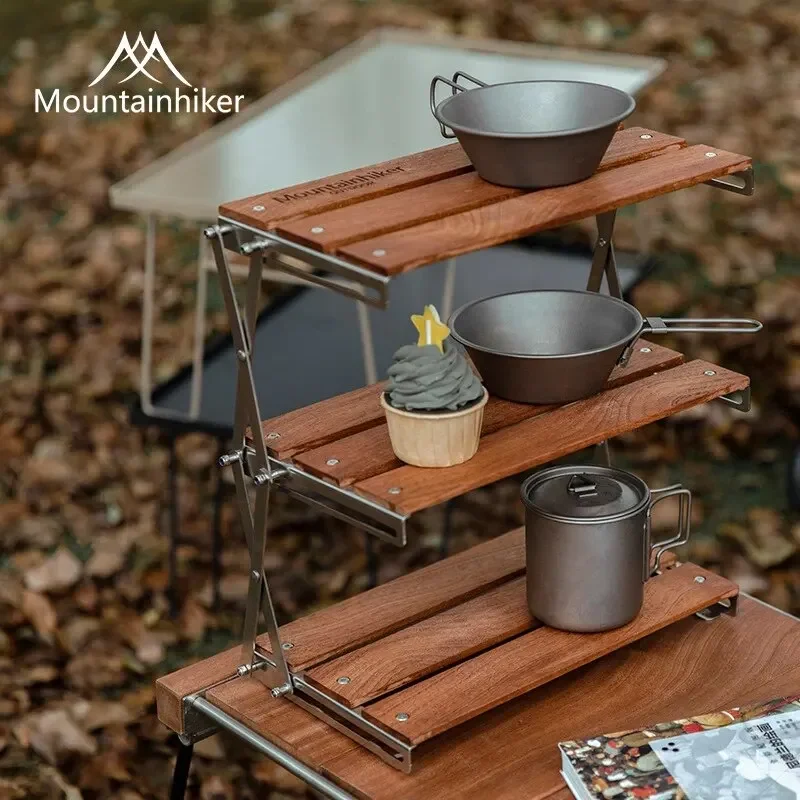 MOUNTAINHIKER Trzypoziomowy Re – Camping Outdoor Cooking Table recenzja i cena