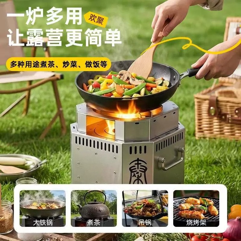 Kuchenka na drewno ze stali ni – Campfire Cooking recenzja i cena