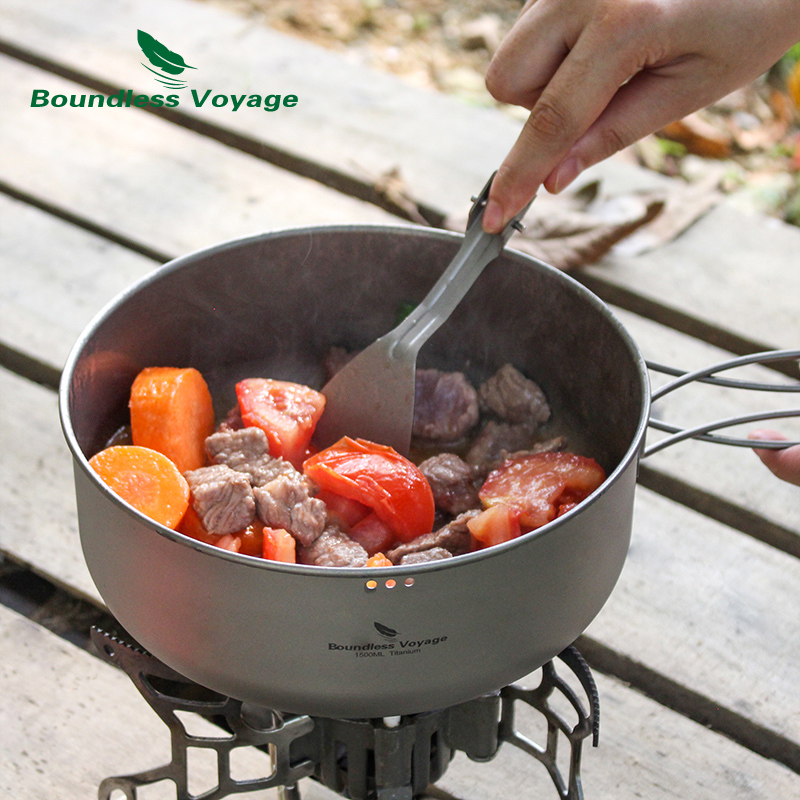 Zestaw Tytanowy Garnek Parowy  – Camping Cooking Pots And Pans Set recenzja i cena