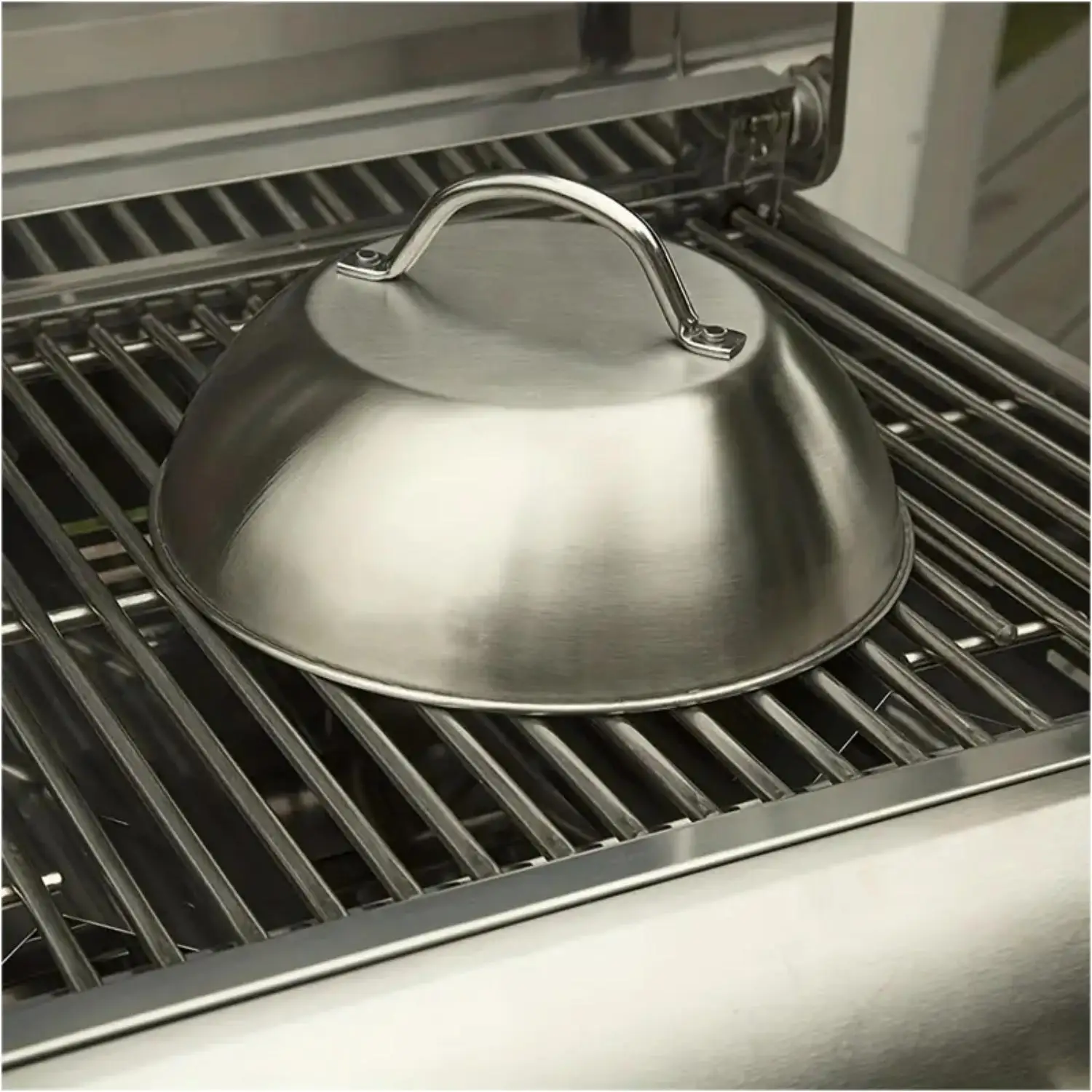 9-calowa osłona ze stali nierd – Camping Cooking Cover recenzja i cena