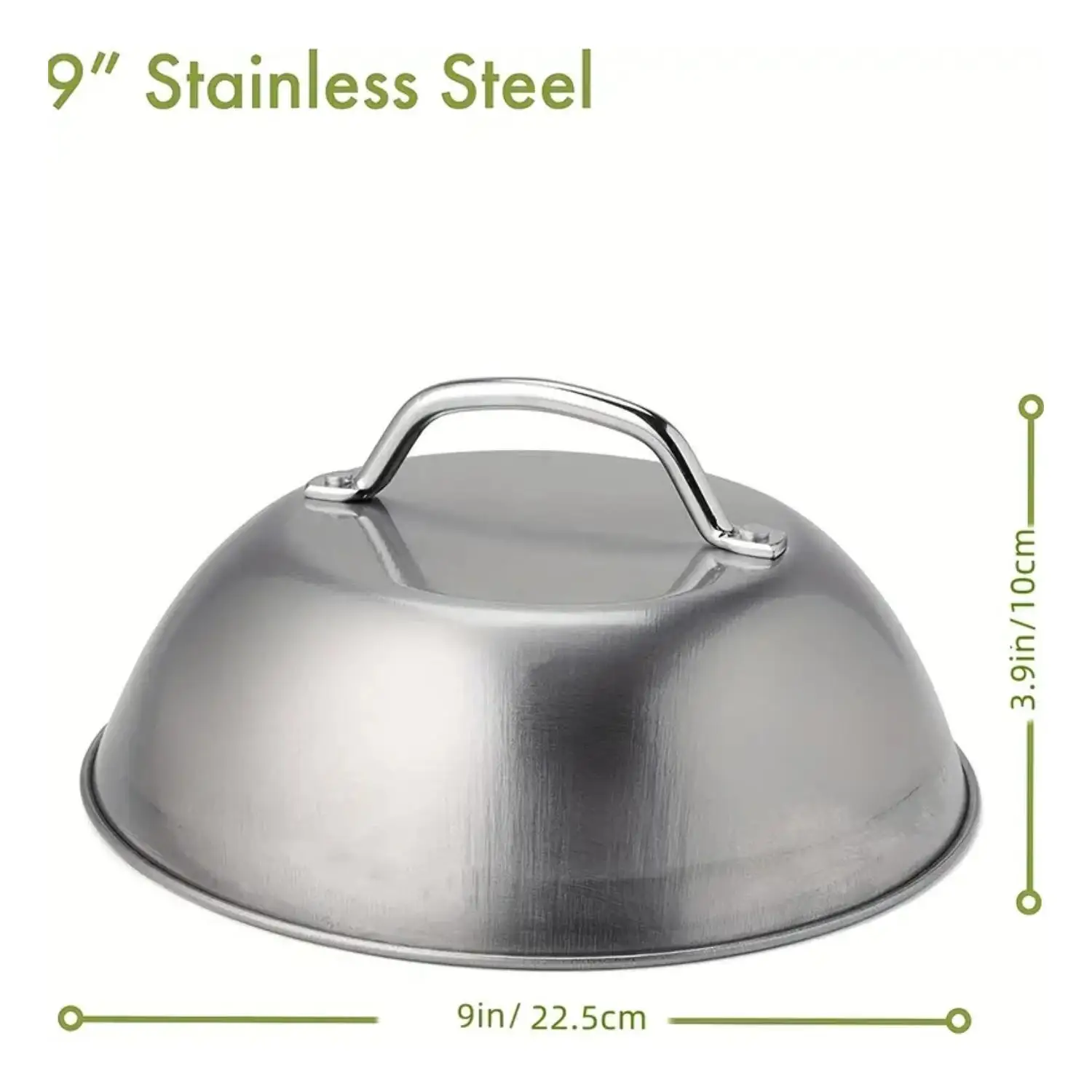 9-calowa osłona ze stali nierd – Camping Cooking Cover recenzja i cena