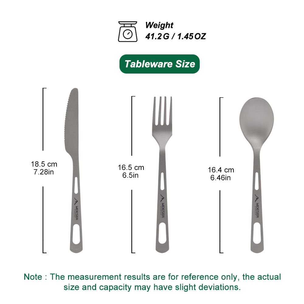 Zestaw kempingowy Widesea: łyż – Camp Spork Set recenzja i cena