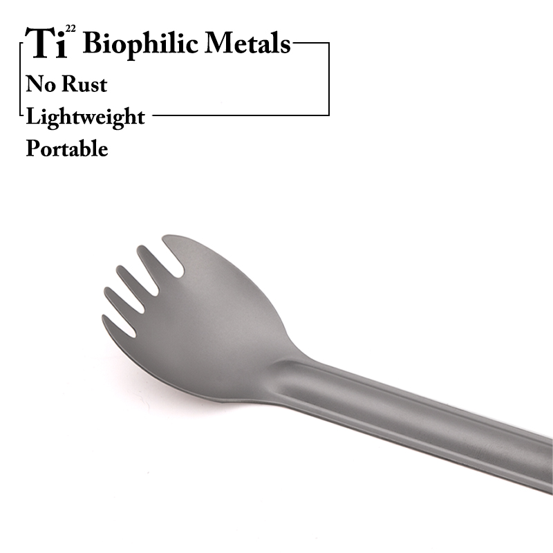 TiTo Titanium Spork Spoon Long – Camping Outdoor Cooking Table recenzja i cena