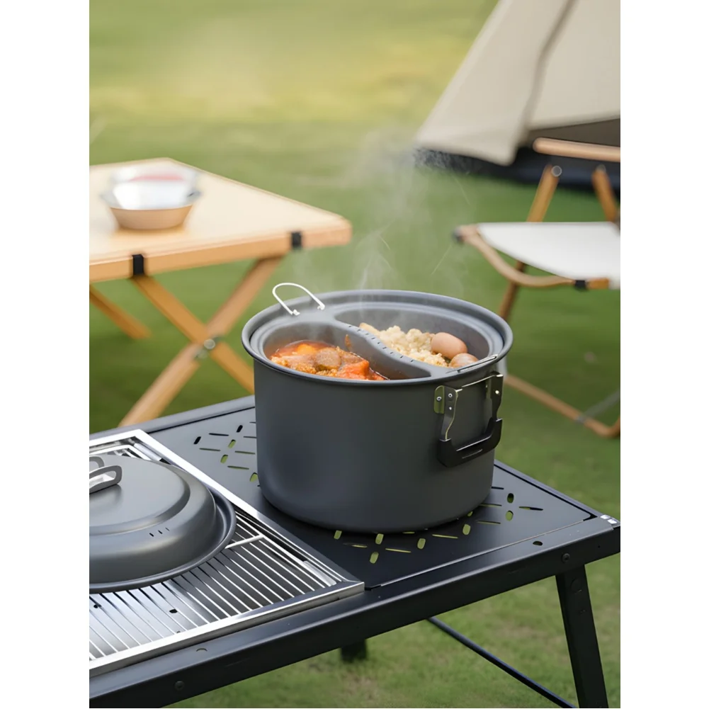 1 Zestaw 6L Garnek Wielofunkcy – Camping Cooking Accessories Set recenzja i cena