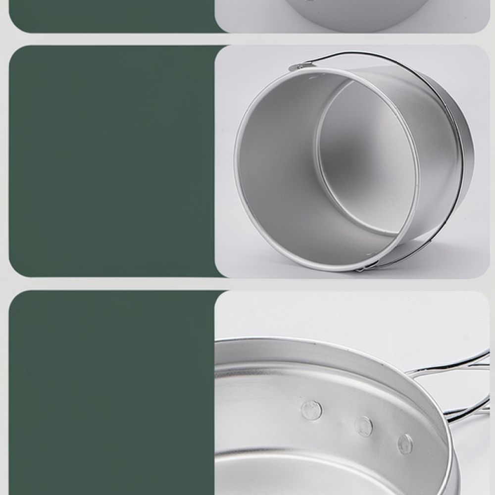 Przenośny, aluminiowy zestaw n – Camping Cooking Pots And Pans Set recenzja i cena