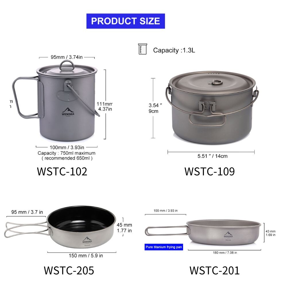 Widesea Camping zastawa stołow – Camping Cooking Accessories Set recenzja i cena