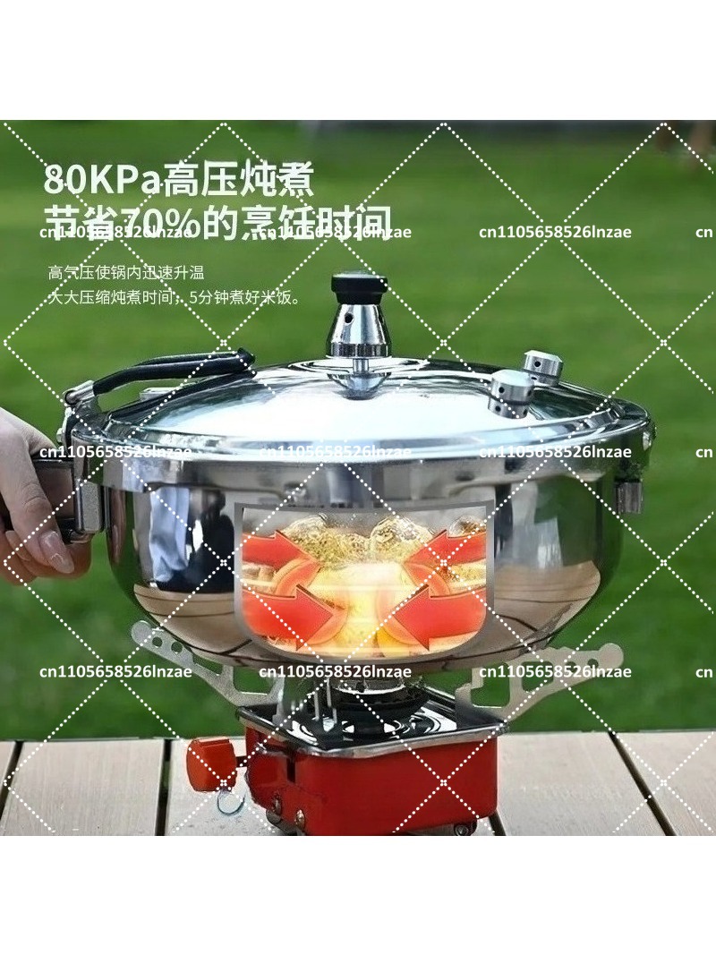 Garnek ciśnieniowy ze stali ni – Camping Cooking Meals recenzja i cena
