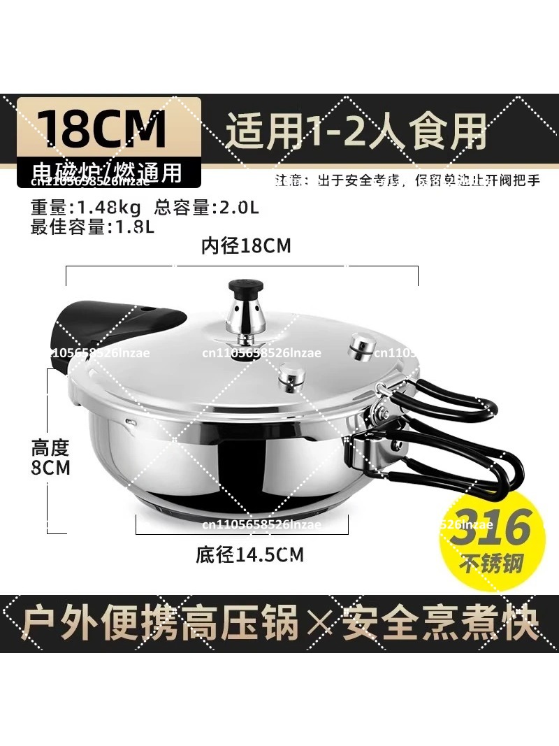 Garnek ciśnieniowy ze stali ni – Camping Cooking Meals recenzja i cena