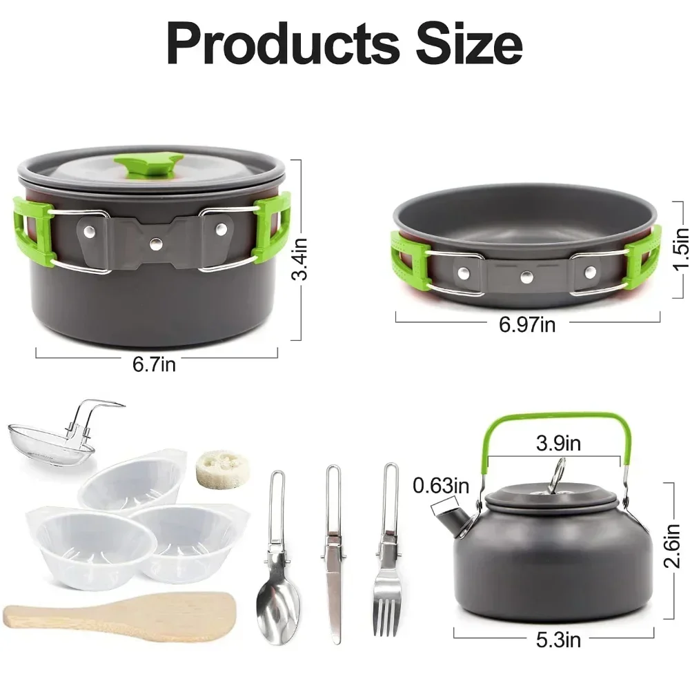 Przenośny, lekki aluminiowy ze – Camping Cooking Accessories Set recenzja i cena