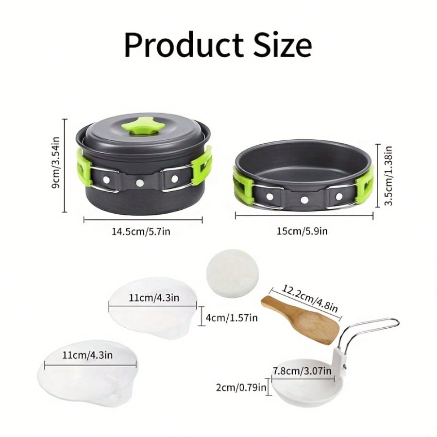 Zestaw do gotowania na kemping – Camping Cooking Accessories Set recenzja i cena