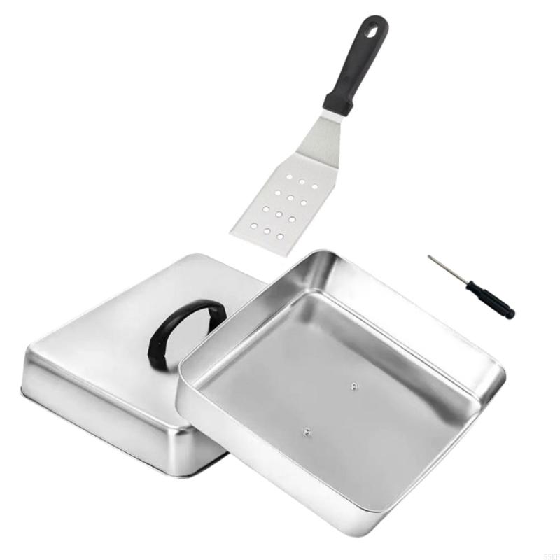 Płaska pokrywa górna z kwadrat – Camping Cooking Meals recenzja i cena