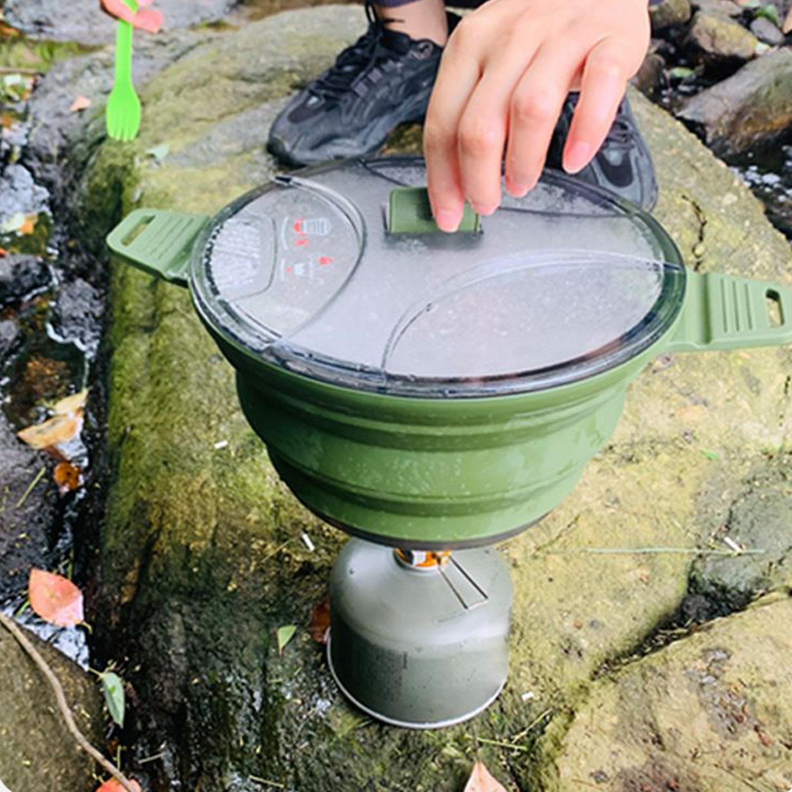 Zestaw do gotowania na kemping – Camping Cooking Pots And Pans Set recenzja i cena