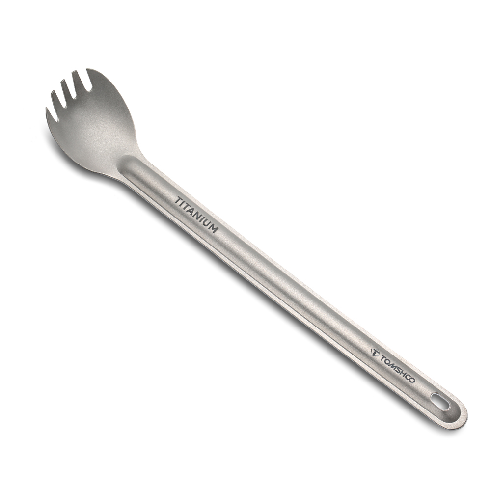 Tomshoo tytanowa łyżka z długą – Camp Spork Set recenzja i cena