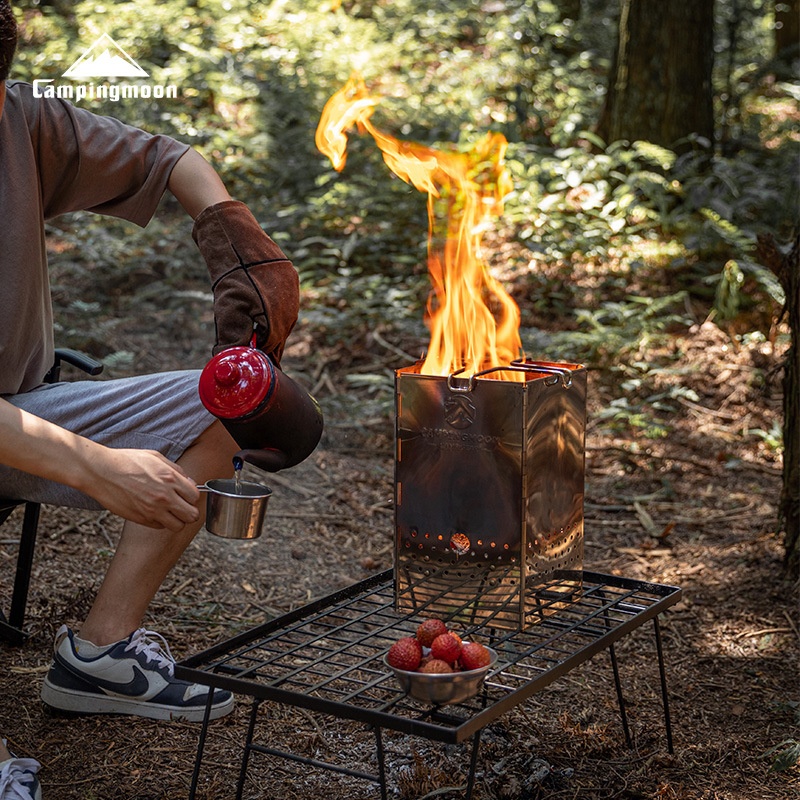 CAMPINGMOON – stojak do gotowa – Campfire Cooking recenzja i cena