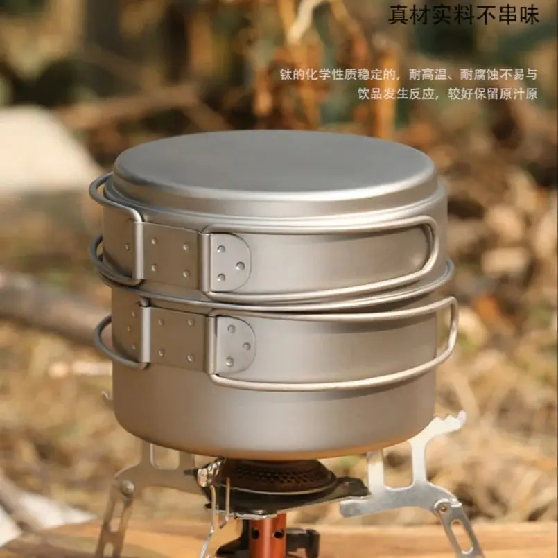 Zestaw ultralekki do gotowania – Camping Cooking Pots And Pans Set recenzja i cena