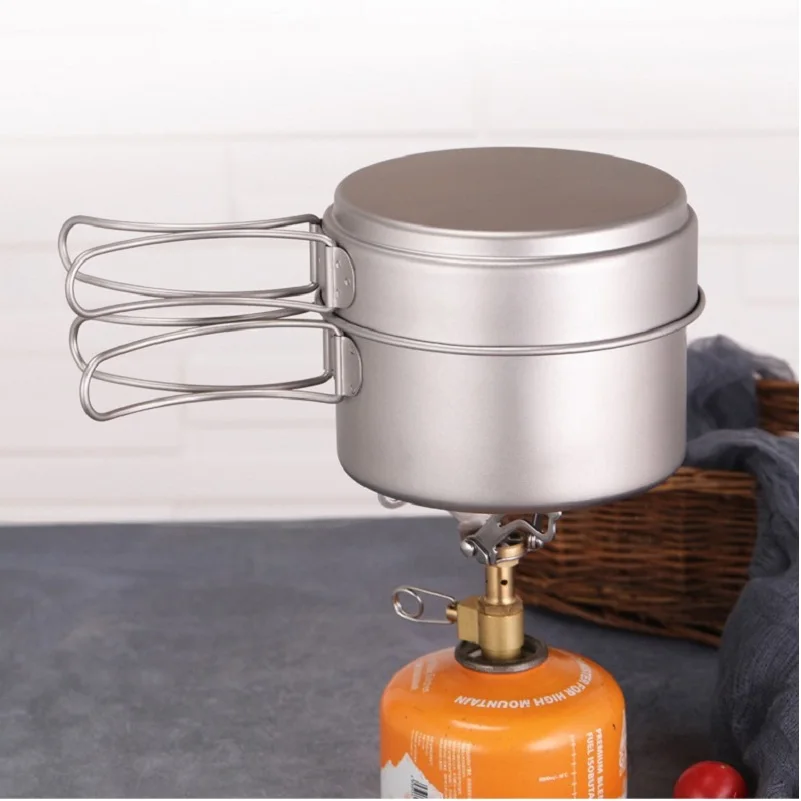 Zestaw ultralekki do gotowania – Camping Cooking Pots And Pans Set recenzja i cena