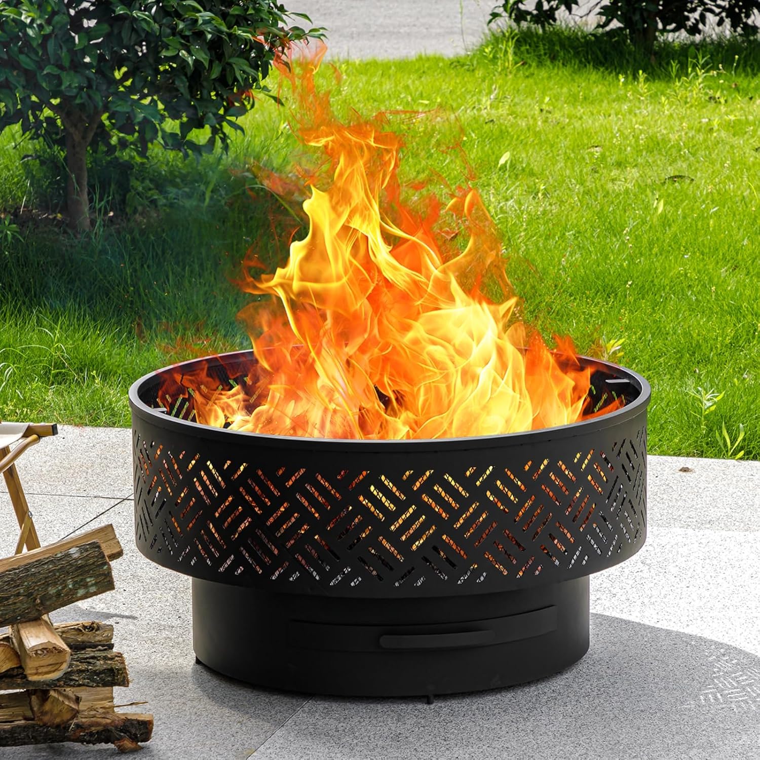 Okrągły metalowy stół do palen – Camping Cooking Cover recenzja i cena