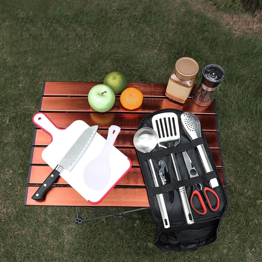 2024 Zestaw przyborów piknikow – Camping Outdoor Cooking Table recenzja i cena