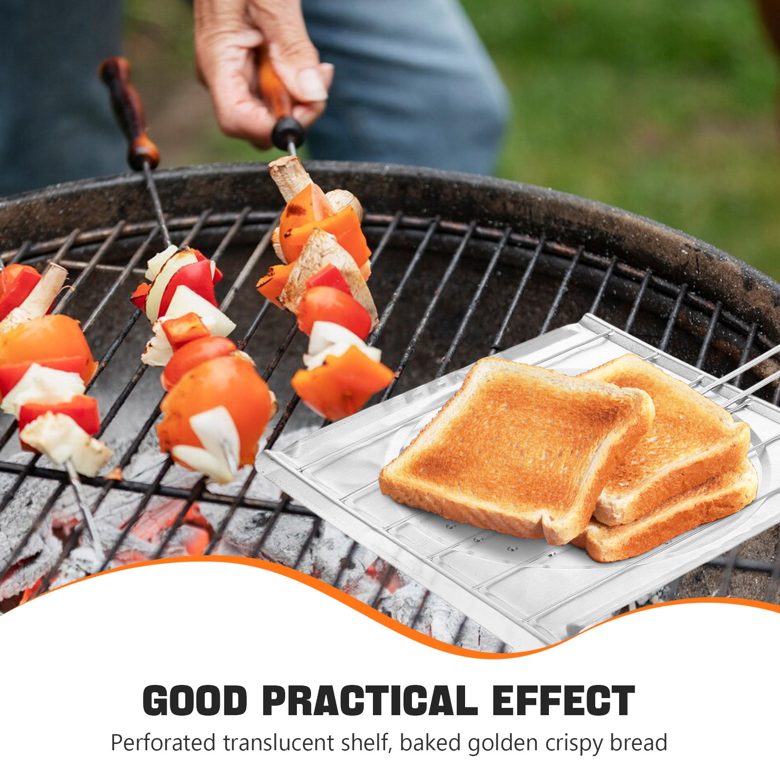 Perforowana rusztowa płyta do  – Camping Cooking Vegetables recenzja i cena