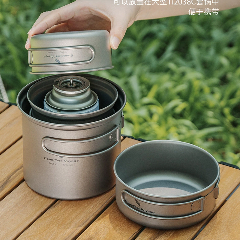 Zestaw składanych naczyń do go – Camping Cooking Pots And Pans Set recenzja i cena