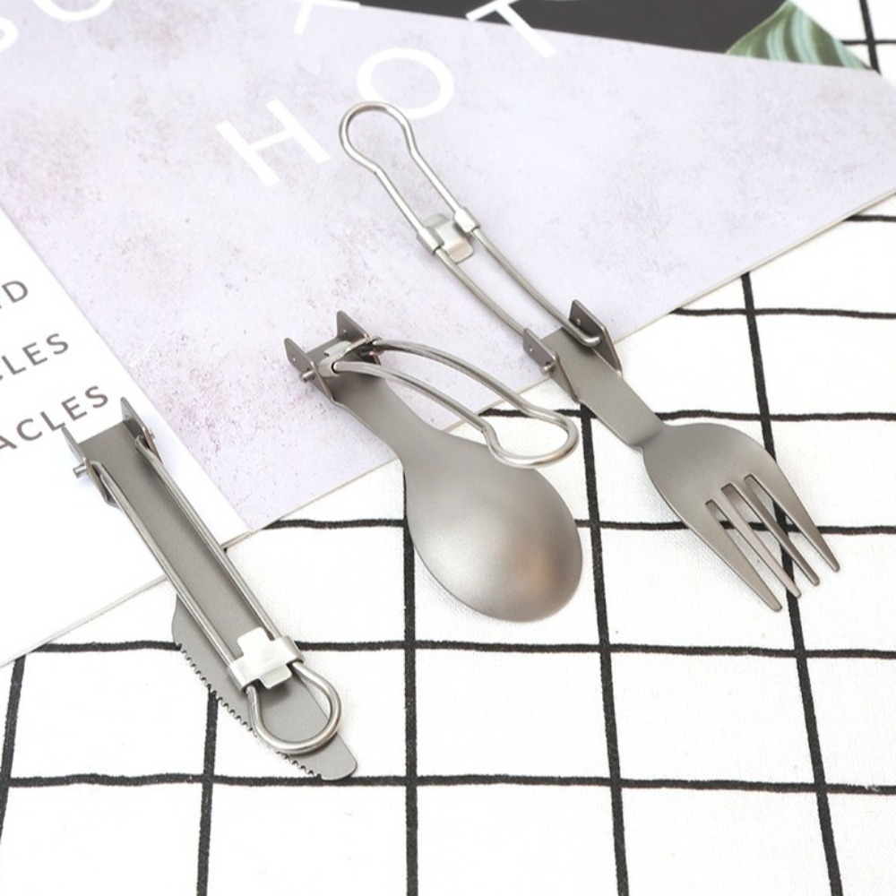 Półpolerowany, składany widelc – Camp Spork Set recenzja i cena