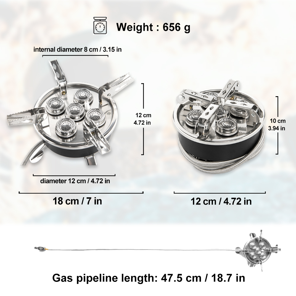 Widesea Camping 5w1 kuchenka g – Camping Cooking Burner recenzja i cena