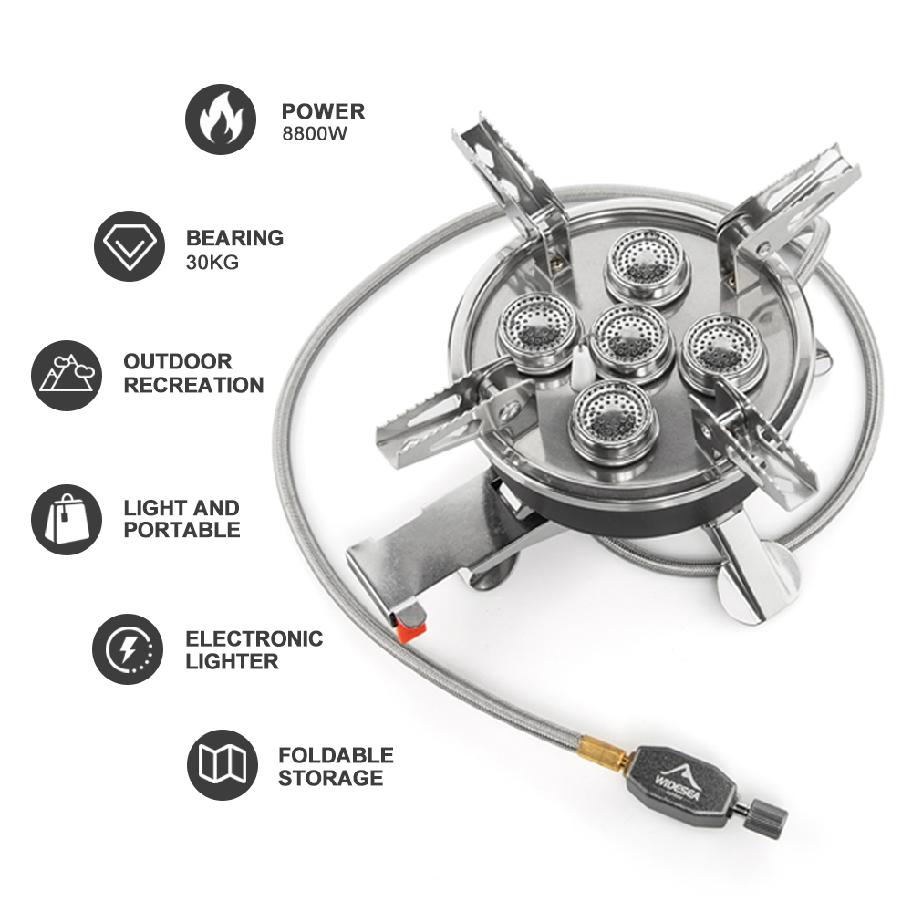 Widesea Camping 5w1 kuchenka g – Camping Cooking Burner recenzja i cena