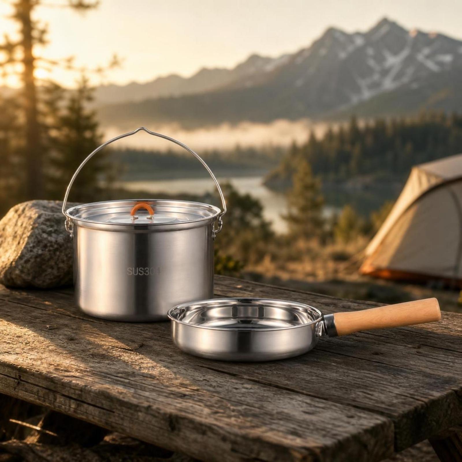 Zewnętrzny czajnik do gotowani – Camping Cooking Meals recenzja i cena