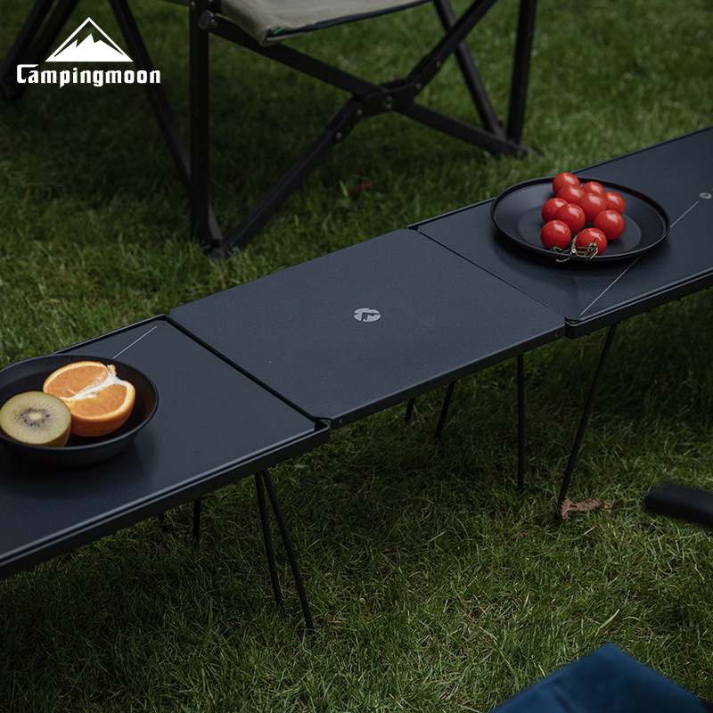 CAMPINGMOON T-229-9BK-2P dwucz – Camping Outdoor Cooking Table recenzja i cena