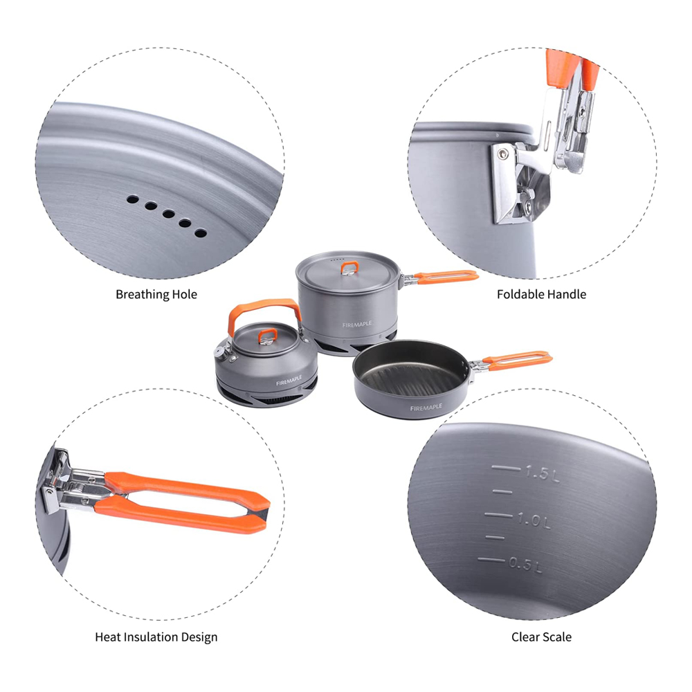 Fire Maple garnków Camping pie – Camping Cooking Meals recenzja i cena