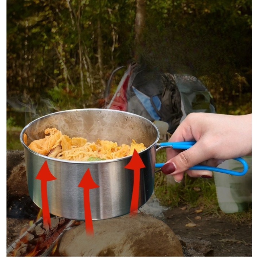 8-częściowy zestaw przenośnej  – Camping Cooking Accessories Set recenzja i cena