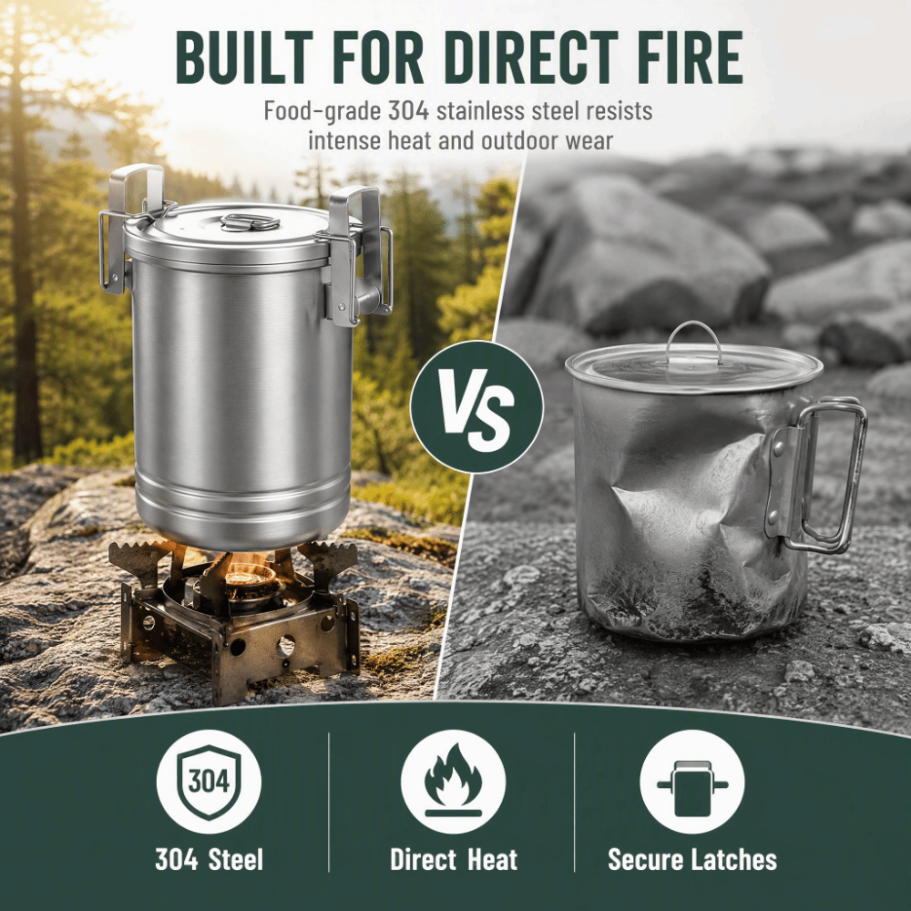 Kuchenka do gotowania ryżu ze  – Camping Cooking Canister recenzja i cena